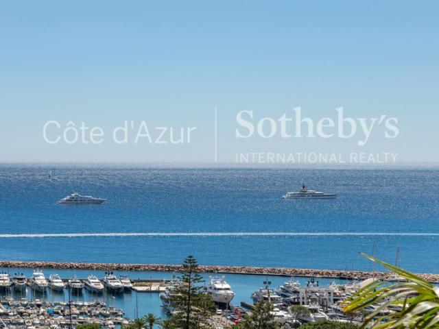 Beaulieu sur Mer, appartement vue mer panoramique, trois suites et prestations haut de gamme
