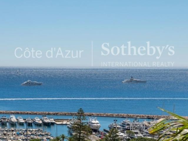 Beaulieu sur Mer, appartement vue mer panoramique, trois suites et prestations haut de gamme