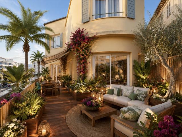 Beaulieu sur Mer Centre Grande Terrasse & Fort Potentiel