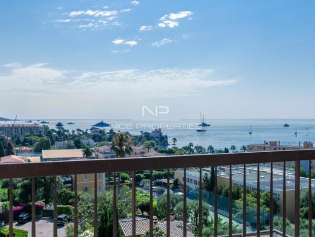 Beaulieu Sur Mer, superbe trois pièces rénové avec terrasse et vue mer panoramique
