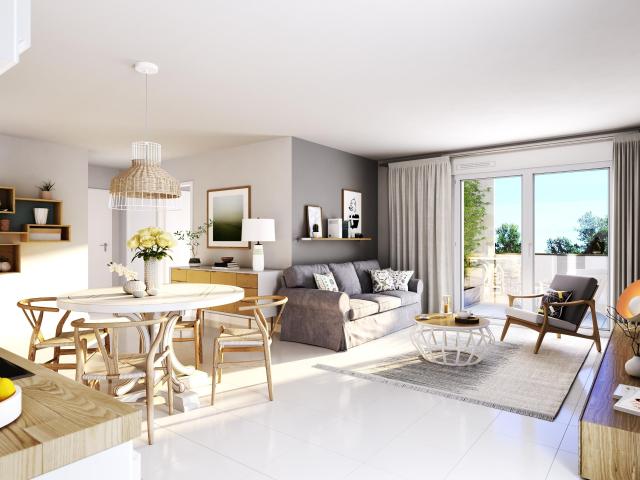 BEAUNE DANS CADRE VERDOYANT GRAND T3 TRAVERSANT DE STANDING 75 M² HABITABLES 3 pièces, 75 m²