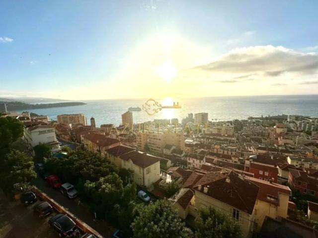 BEAUSOLEIL / RIVIERA PALACE: BIEN D'EXCEPTION AVEC 4 APPARTEMENTS VUE MER GARAGE ET CAVE
