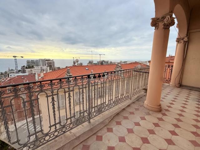 BEAUSOLEIL 3 APPARTEMENTS TERRASSE VUE MER DERNIER ÉTAGE