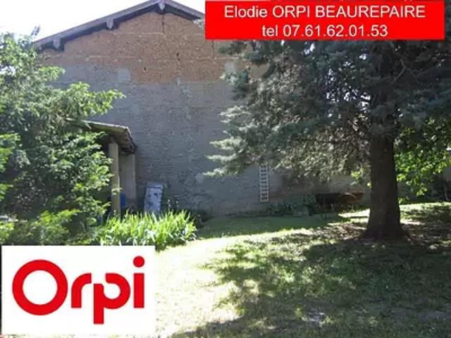 Beaurepaire 38270 Achat / Vente maison 7 pièces t7 jardin cave