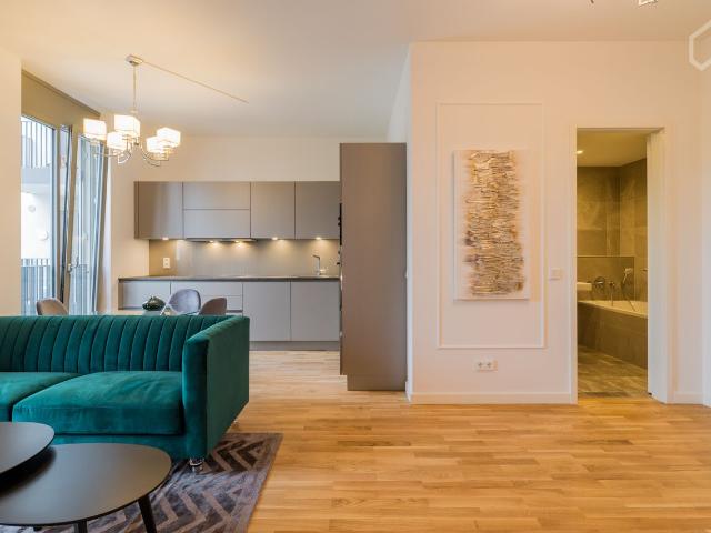 Beautiful apartment with balcony in the exclusive residence of No1 Charlottenburg by the Spree River Berlin City West close to Ku damm and Potsdamer Platz/Mitte, Berlin Amsterdam Apartments for Rent