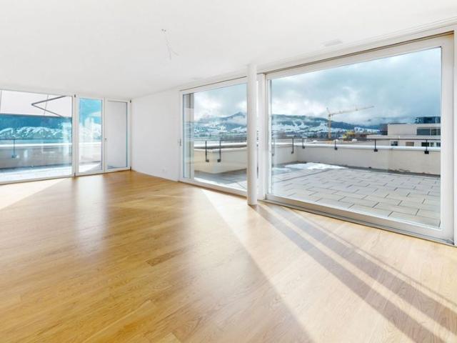 Beautiful apartment with lake view in Oberägeri