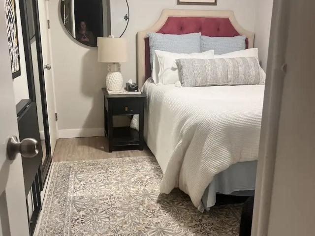 beautiful bedroom available in basement suite