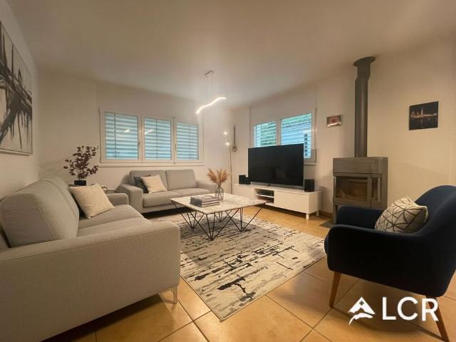 Beautiful detached house of 5.5P in Aproz / 4 BRB / 1 Office / Large private garden / 4 Parking spaces