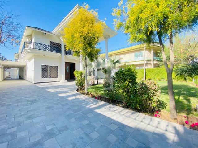 Beautiful House Available For Rent With Front Back Lawn On Prime Location