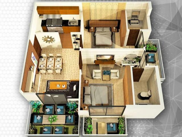 Beautifully Designed 2 bed Pent Apartment on 4 years easy Installments Islamabad B 17 ID 59023