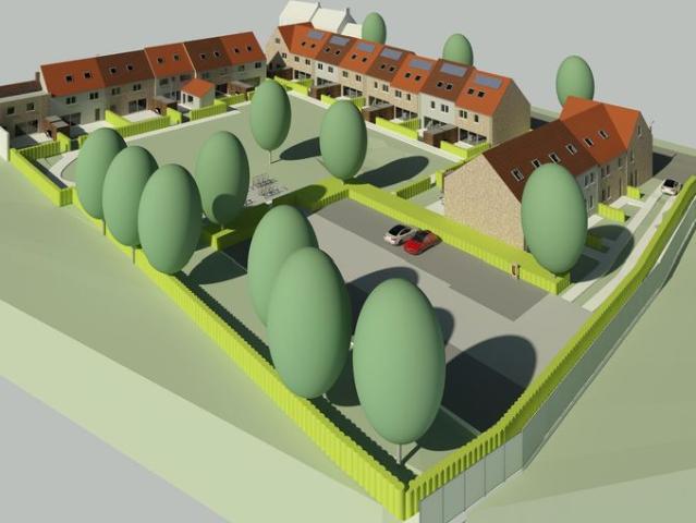 BEAUVOORDE: Woonomgeving De Lelie: 18 nieuwbouwwoningen i.