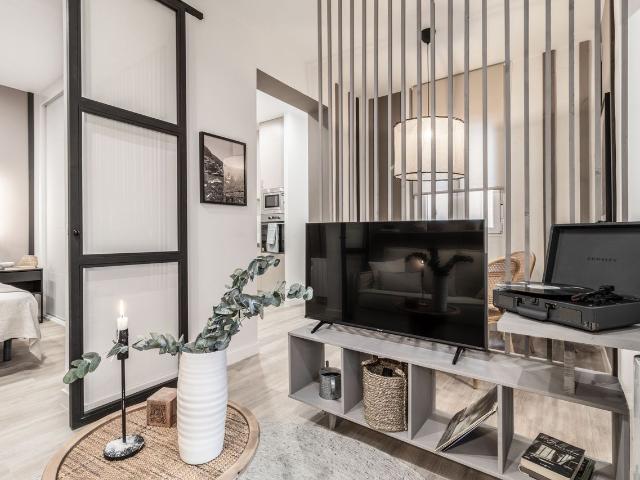 Beach Themed 1 Bedroom Apartment with Dedicated Workspace and Doorman in Castellana, Madrid Amsterdam Apartments for Rent