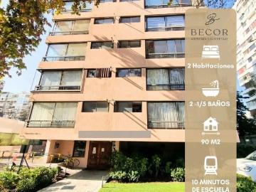 Becor arrienda departamento remodelado 2d 3b e b. las condes