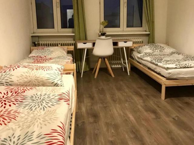 Bed in a triple bedroom, in a student flat in Tiergarten