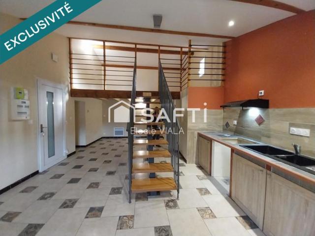 Bédarieux: Grand studio 48m², libre & lumineux