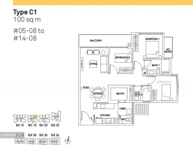 Bedok Residences D16, Apartment