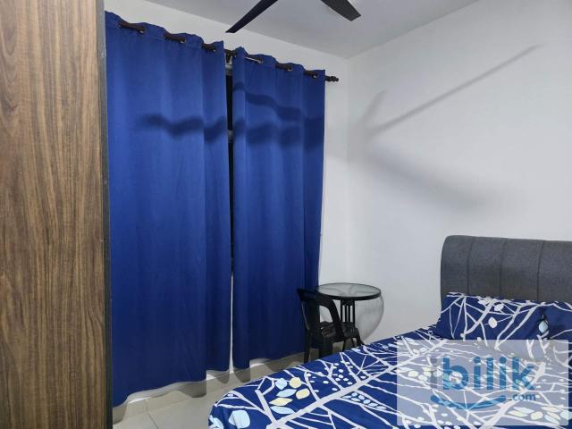 Bedroom with shared bathroom