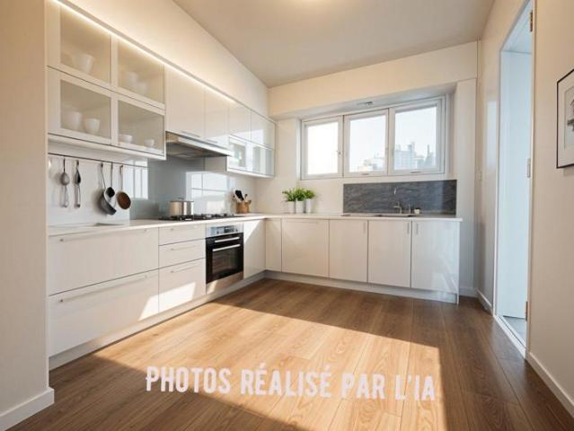 Bel appartement 2 pièces au calme avec loggia et vue dégagée