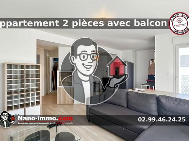 Bel appartement 2 pièces avec balcon à Dinard