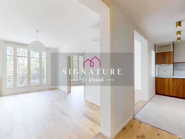Bel appartement 4 pièces avec ascenseur, charme de l'ancien Vésinet Centre