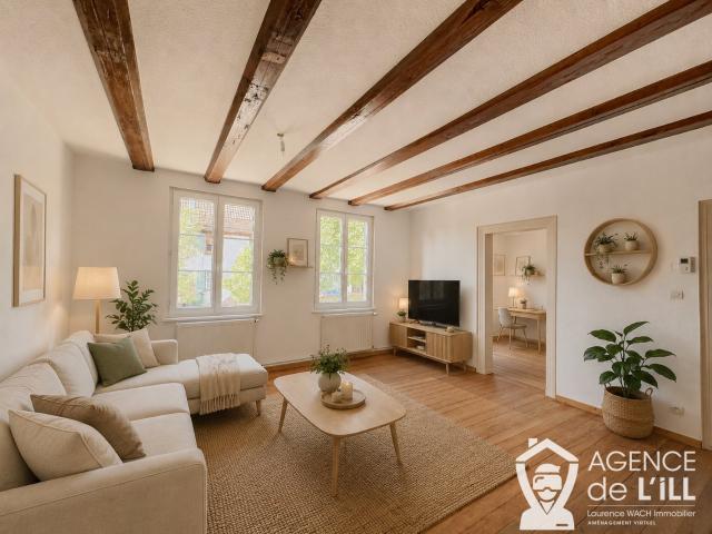 Bel appartement 4 pièces dans immeuble alscien