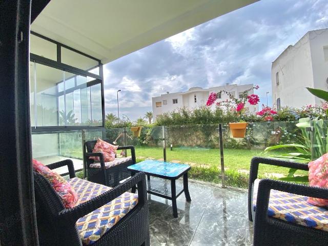 Bel appartement à louer à Harhoura. 3 pièces confortables. Meublé
