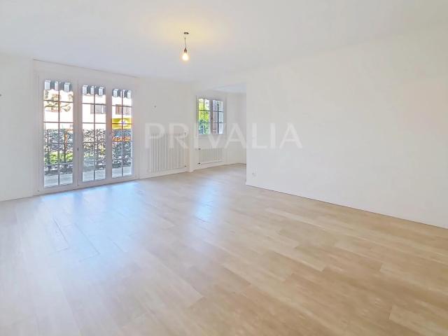Bel appartement au rez de chaussée avec terrasse au coeur de Choulex