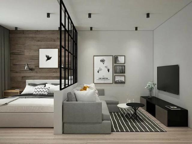 Appartement moderne 1 pièce de 33 m² à Rennes