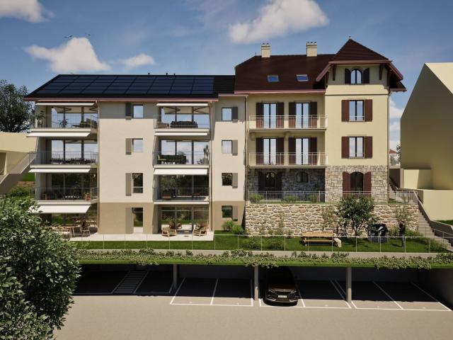 Bel appartement partiellement rénové de 3½ pièces au 2ème étage avec balcon | dreamo. Ch