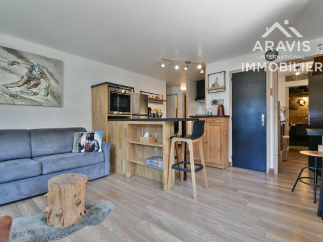 Bel appartement T2 + cabine sur les hauteurs du village