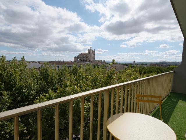 Bel appartement T2 lumineux avec vue sur la Cathédrale