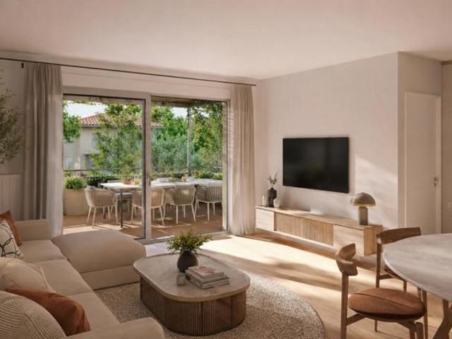 Bel appartement T3 avec grande terrasse à Sathonay Village