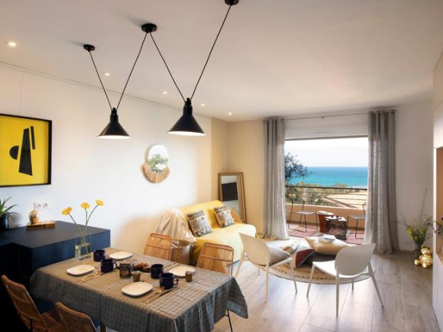 bel appartement vue mer solenzara