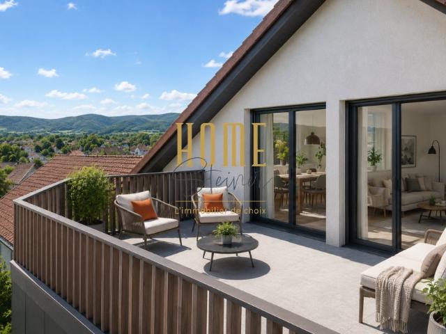 BEL ATTIQUE AVEC VUE DEGAGEE SUR LES MONTAGNES 4 pièces, 91 m²