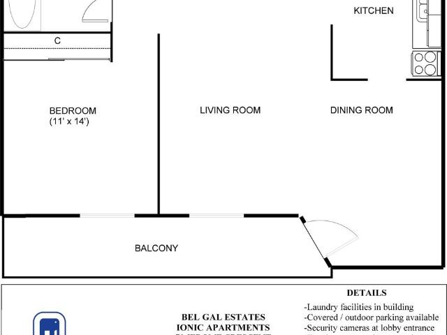 Bel Gal Estates Ionic 1 Bedroom Apartment for Rent at 70 Jerome Cres, Hamilton, ON L8E 3H1 Riverdale West