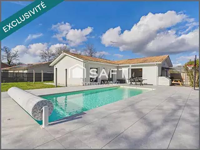 Belin Béliet 33830 Achat / Vente maison 4 pièces t4 piscine terrasse