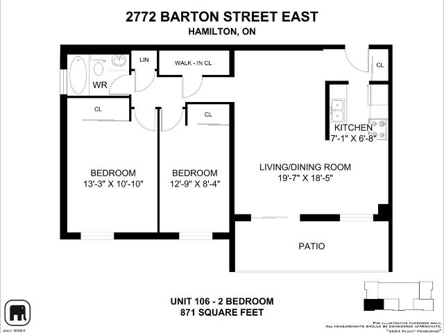 Bell Manor Apartments 2 Bedroom Apartment for Rent at 2772 Barton St E, Hamilton, ON L8E 3P5 Riverdale East