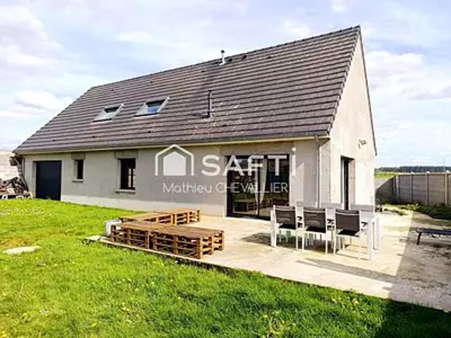 Bellancourt 80132 Achat / Vente maison 5 pièces t5 parking