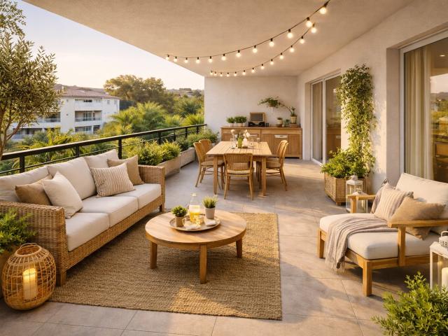 BELLE TERRASSE PLEIN SUD T3 de 61m² CENTRE AVIGNON A PIED 3 pièces, 65 m²