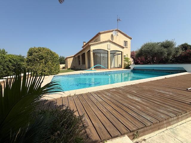 Belle villa familiale à Mireval 160m2 terrain 1200m2 piscine