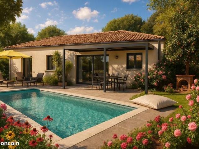 Belle villa neuve de plain pied + terrain à Cessenon sur Orb 34460