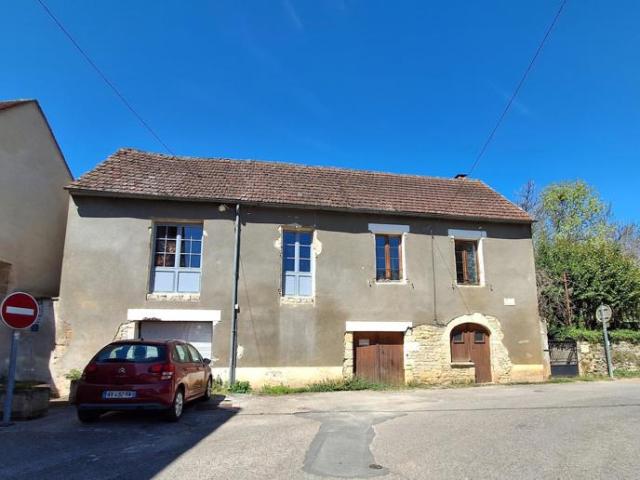Belle maison en pierre, salon lumineux, cuisine aménagée / salle à manger, 2 chambres, salle d'eau et jardin arboré