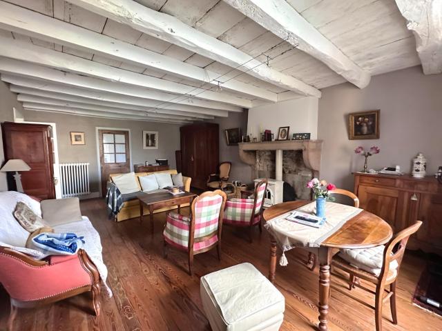 Belle maison en pierre 120 m² avec caves, cour et terrasse