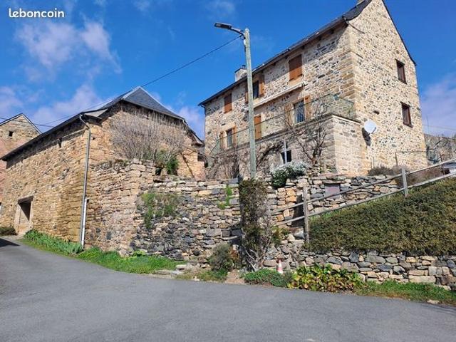 Belle maison en pierres T4 rénovée avec dépendances garage chaufferie a pellets et terrain