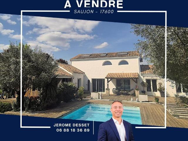 Belle maison familiale avec piscine chauffée dans un environ. 169m² Saujon