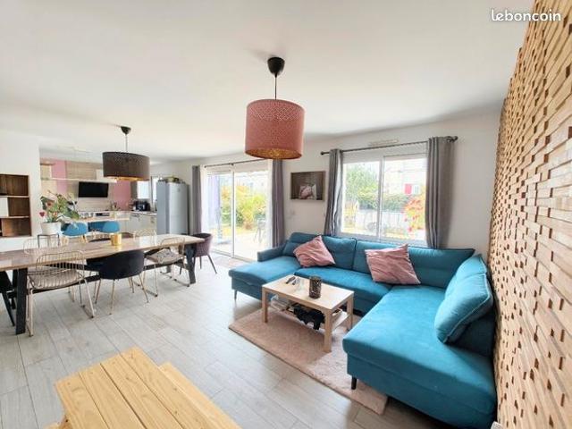 Belle maison familiale – 130 m², 4 ch 2 SDE, garage, jardin arboré et clos – DPE A – Trélazé proche Angers
