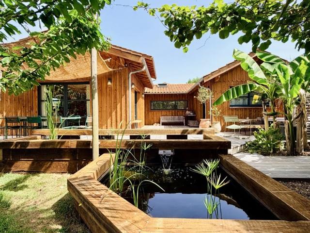 Belle maison ossature bois avec studio indépendant 138m² Lacanau