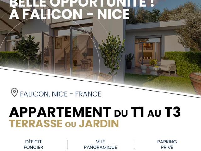 Belle opportunité sur les hauteurs de Nice !