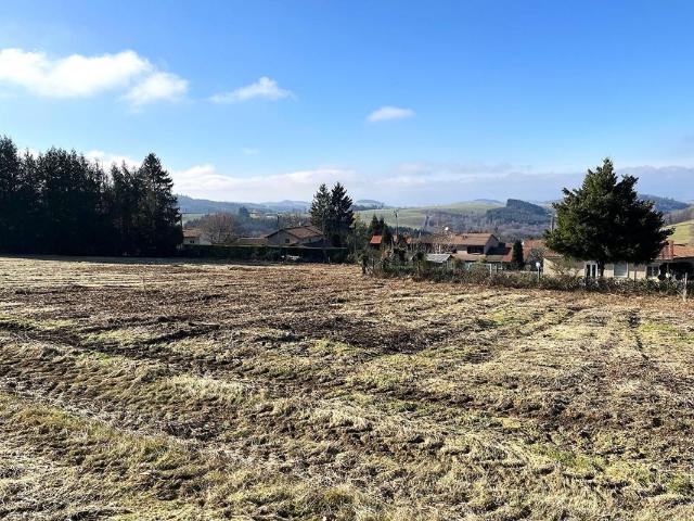belle parcelle de terrain avec vue dégagée