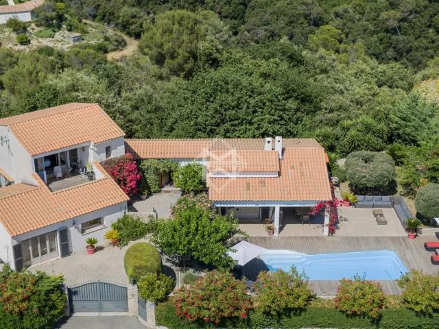Belle propriété au calme absolu avec vue mer 270m² Cagnes sur Mer